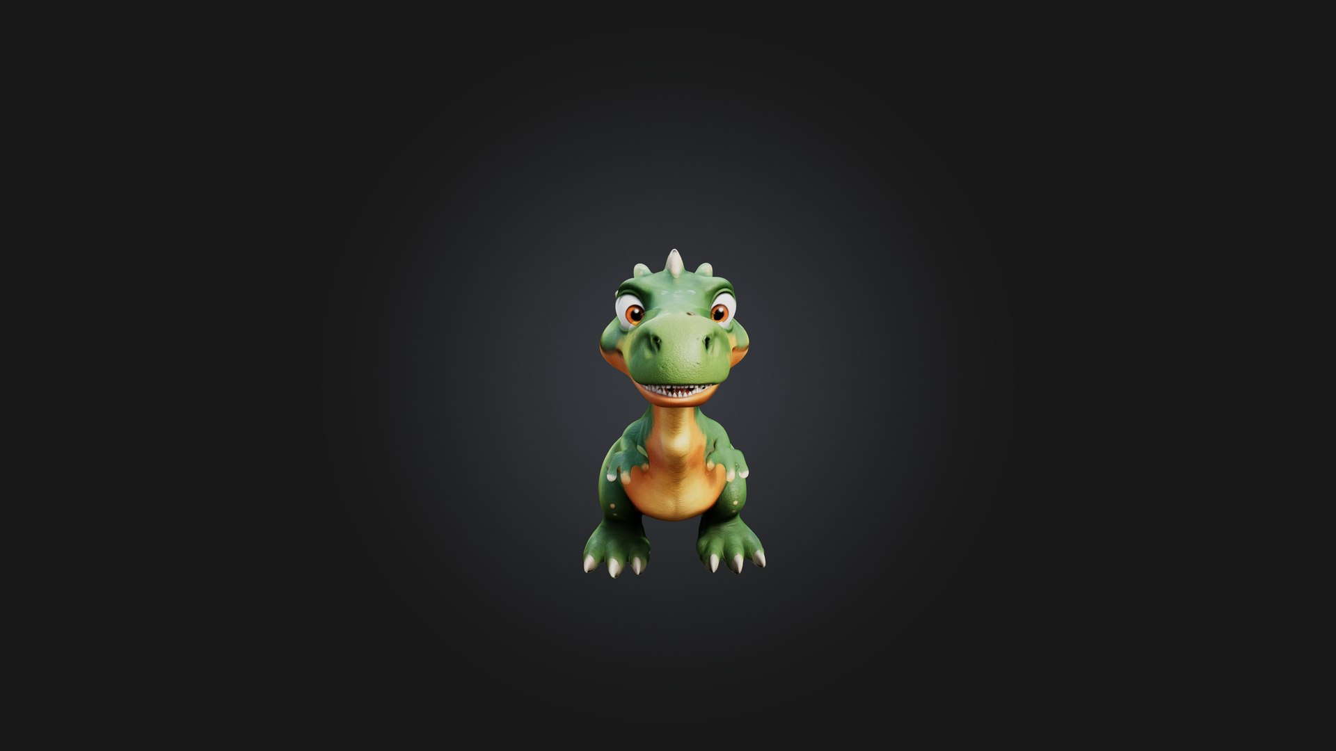 Cartoon Dinosaur 3D Model - TurboSquid 2291047