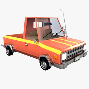 Cartoon Pickup Truck