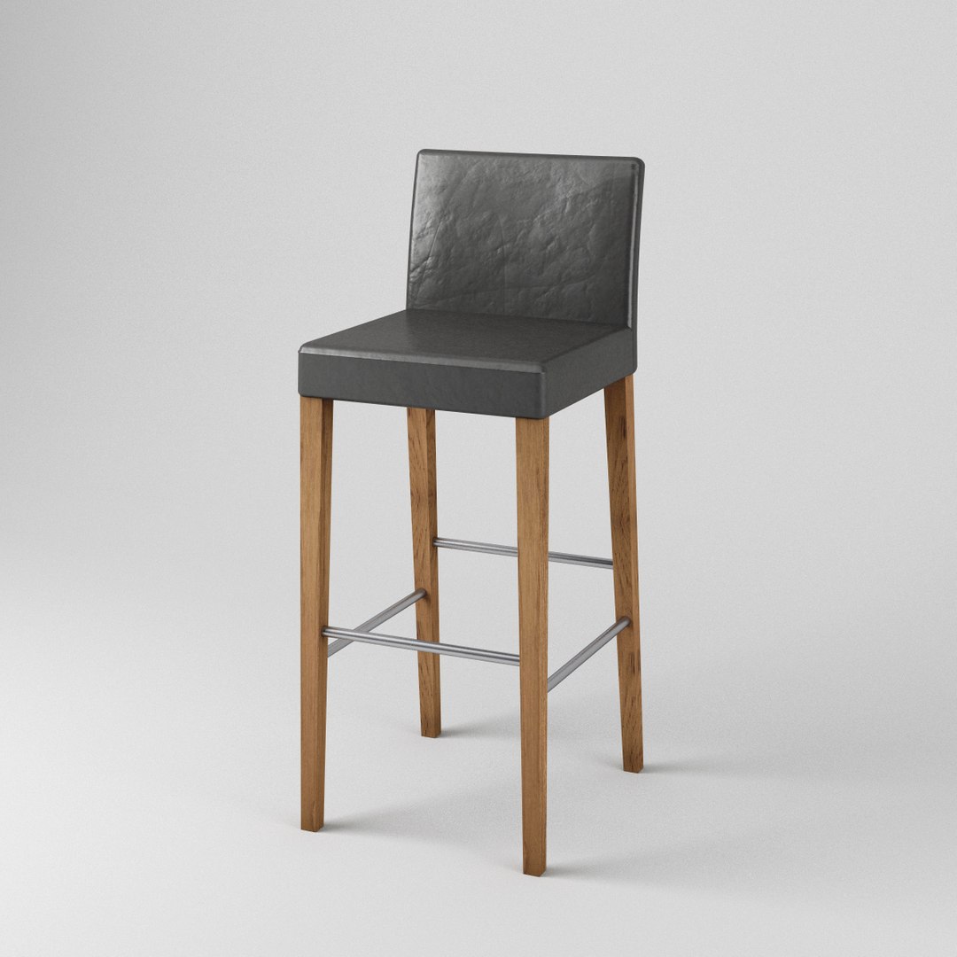 Free Simple Bar Stool 3D Model - TurboSquid 1423816