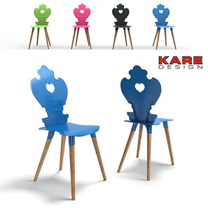 3d model chair kare
