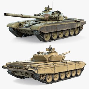 3D T-72A Tank model