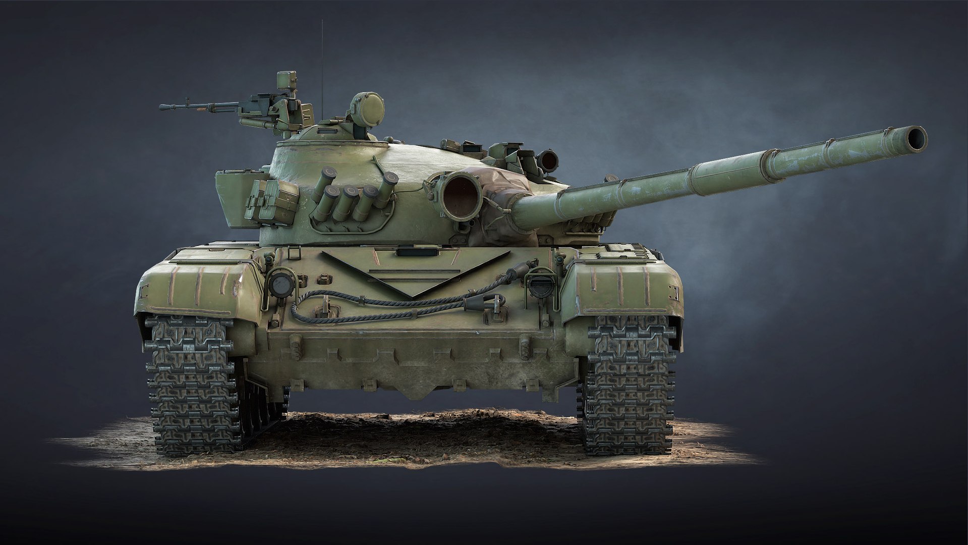 3D T-72A Tank Model - TurboSquid 2039889