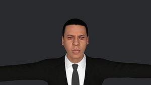 3D jayZ Hyper Realistic Full Body Fully Rigged 3D Character