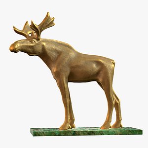 3D model Moose Sculpture