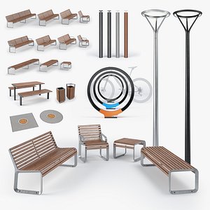 Urban Elements Set 1 (Mmcite, Siteco)