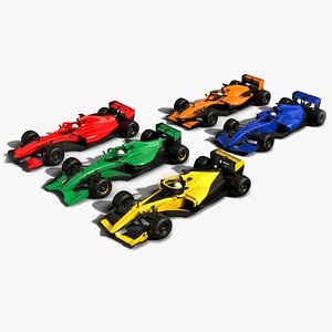 Generic Formula Race Cars Collection