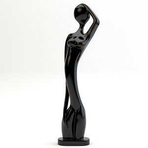 3ds statue african