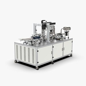 3D Automatic Air Duct Motor Double Bearing Rotor Assembly Machine