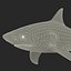 Акула быка, сфальсифицированная для Cinema 4D