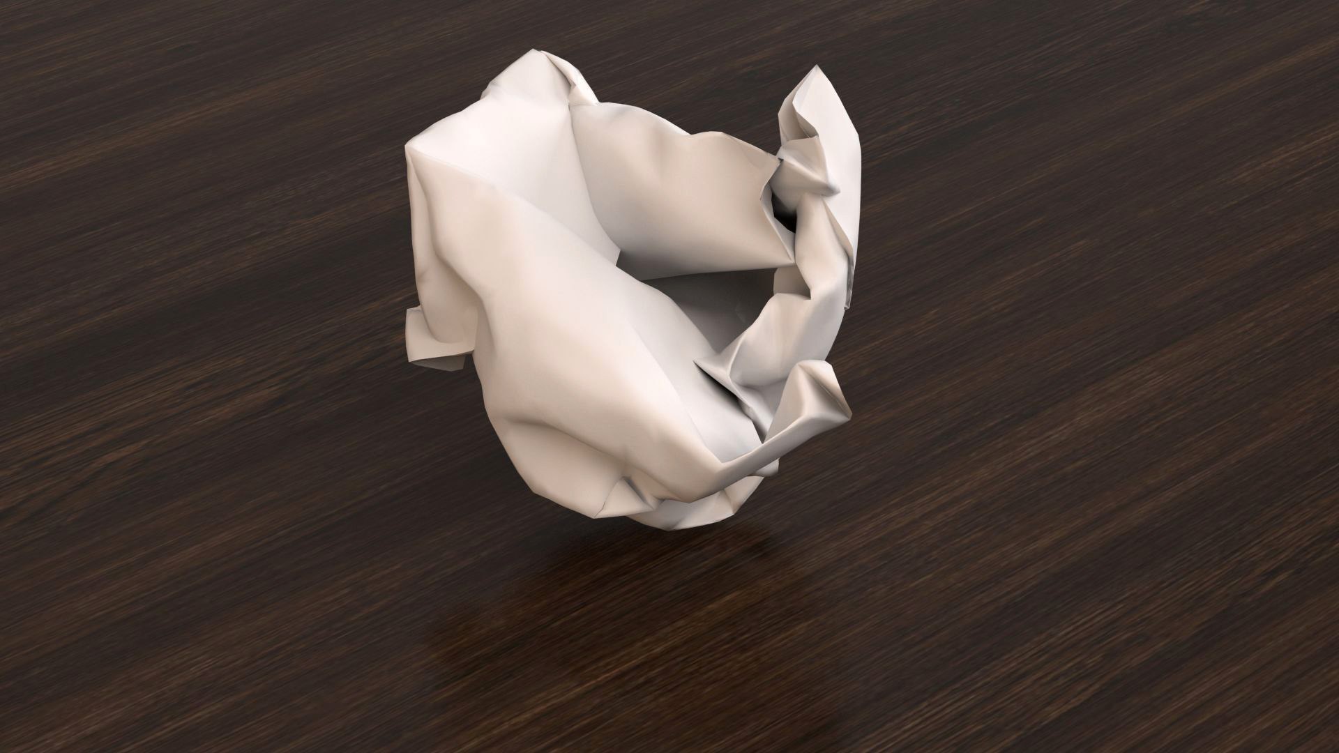 3D Crumpled Ball Paper - TurboSquid 1675939