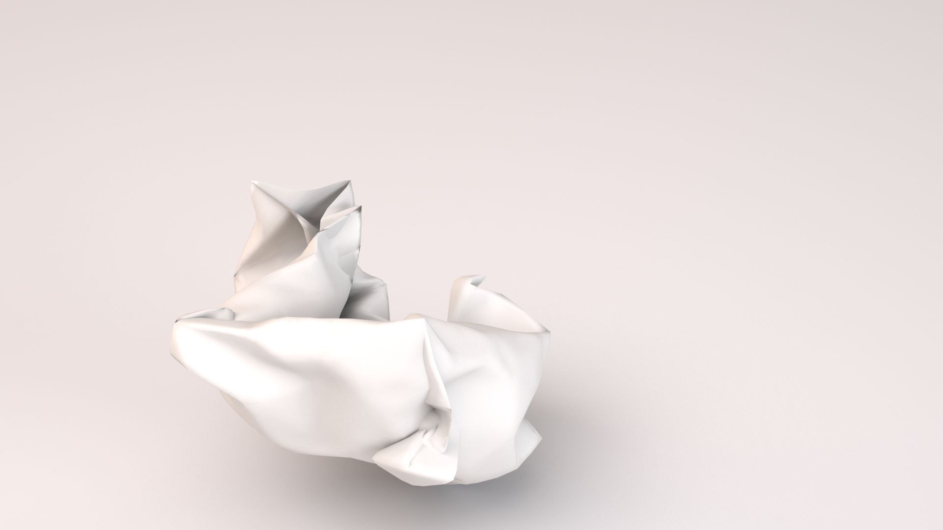 3D Crumpled Ball Paper - TurboSquid 1675939