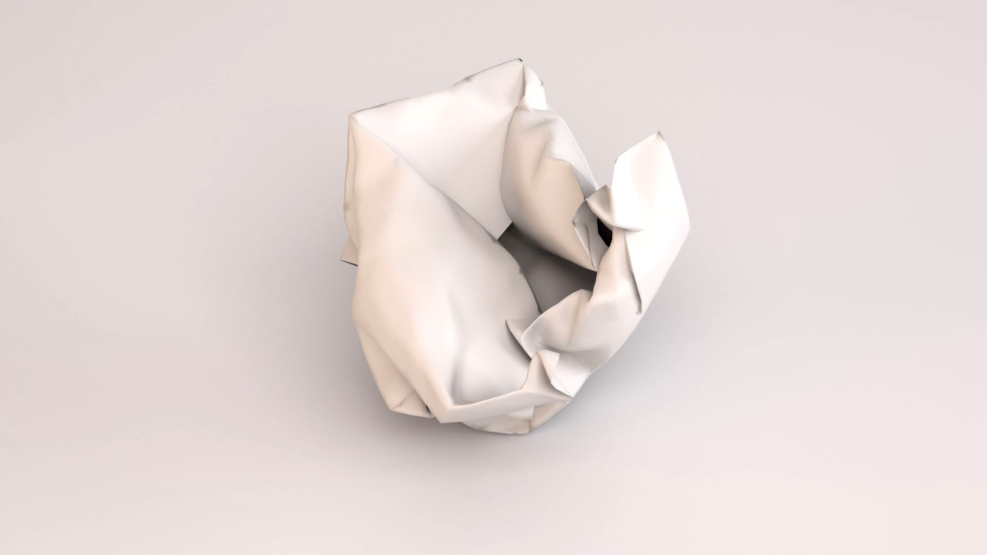 3D Crumpled Ball Paper - TurboSquid 1675939