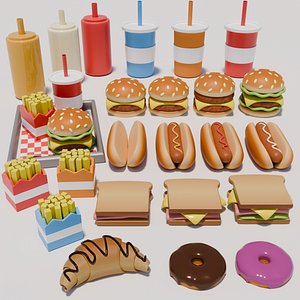 3D Asset Pack - Food model