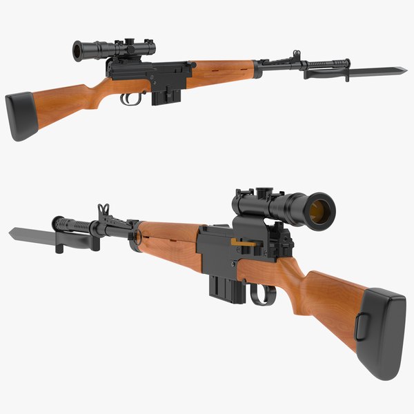 MAS-49 rifle 3D model