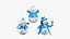 Snowman ornaments pack v1