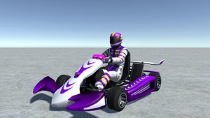 3D - vehicle player kart model