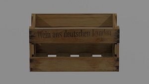 wine box in wood