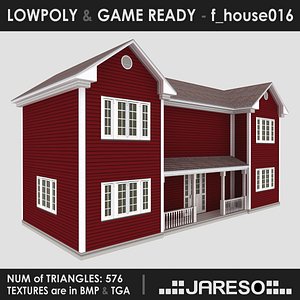 real-time f house016 3ds
