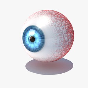 3d model of human eye animate -