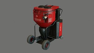 industrial vacuum cleaner 3D model