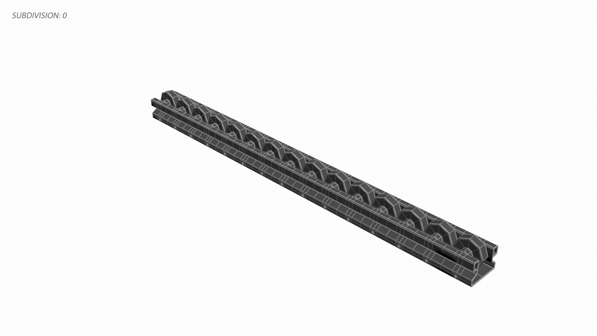 Aluminum Roller Track Model - TurboSquid 2377577