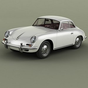 porsche 356b notchback 3D model