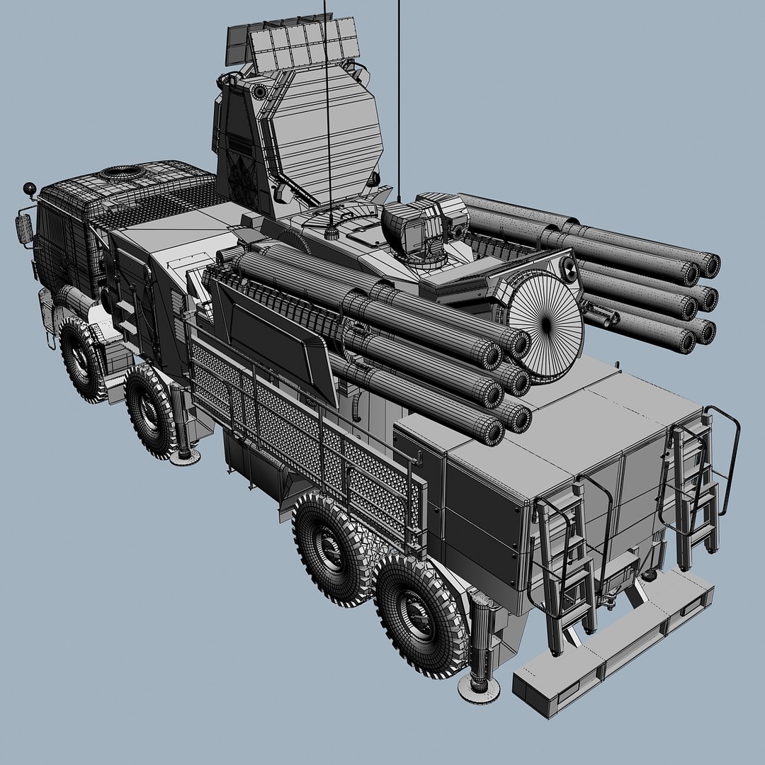 Pantsir-s1 Sa-22 3d Model