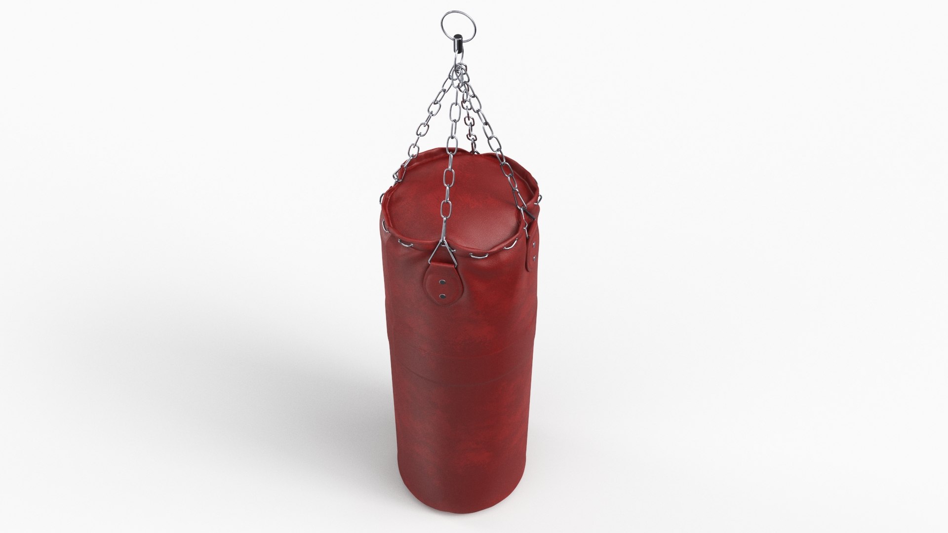 3D Punching Bag Red TurboSquid 1949571
