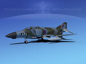 mcdonnell douglas f-4 phantom 3d max