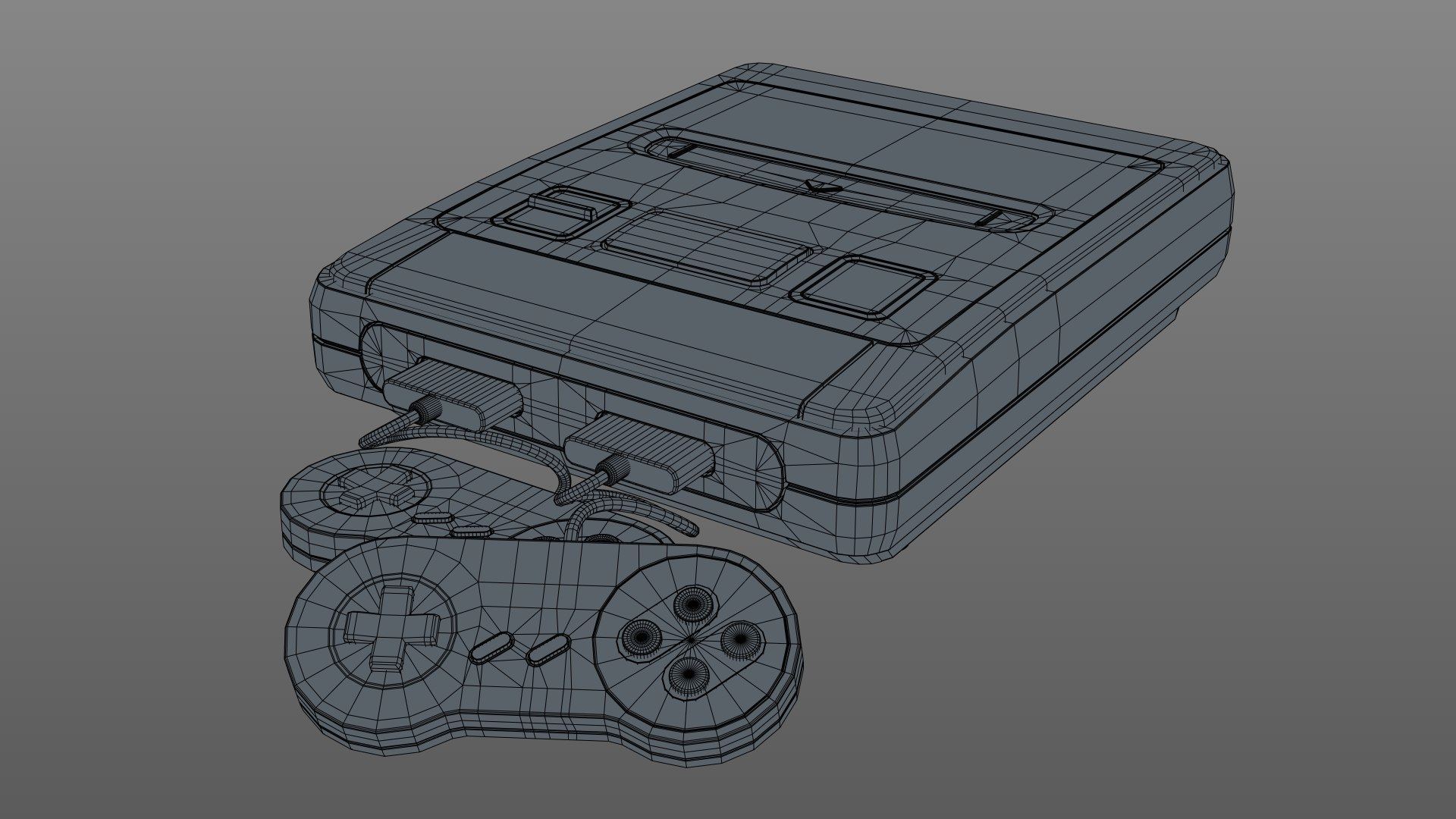 3D Classic 16bit Console Model - TurboSquid 1441527