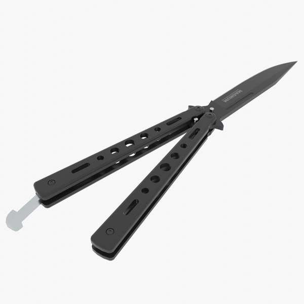 3D Butterfly Knife Magnum - TurboSquid 1895598