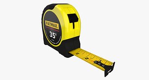 3d model measure tape -