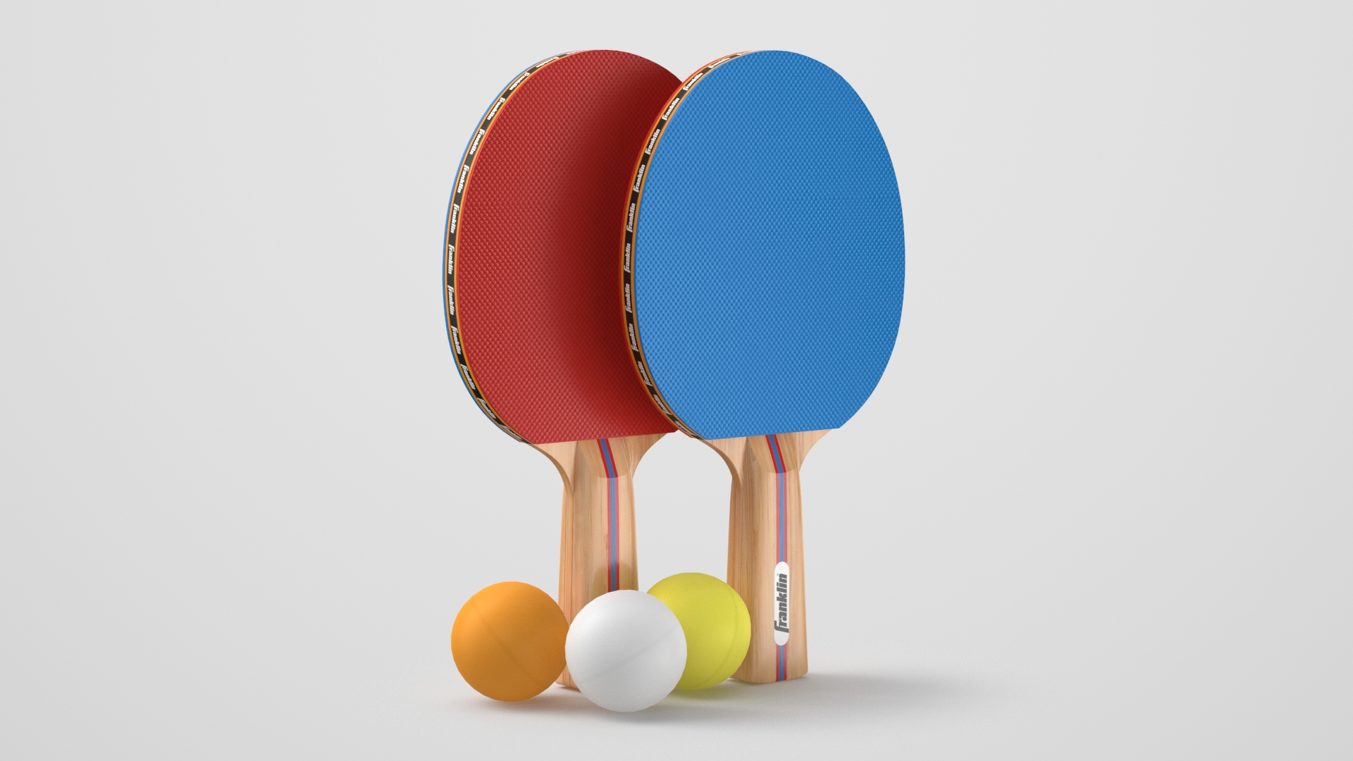 Aktive Ping Pong Pack With Rackets. Net And Balls Red