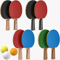 Ping Pong Paddles Collection
