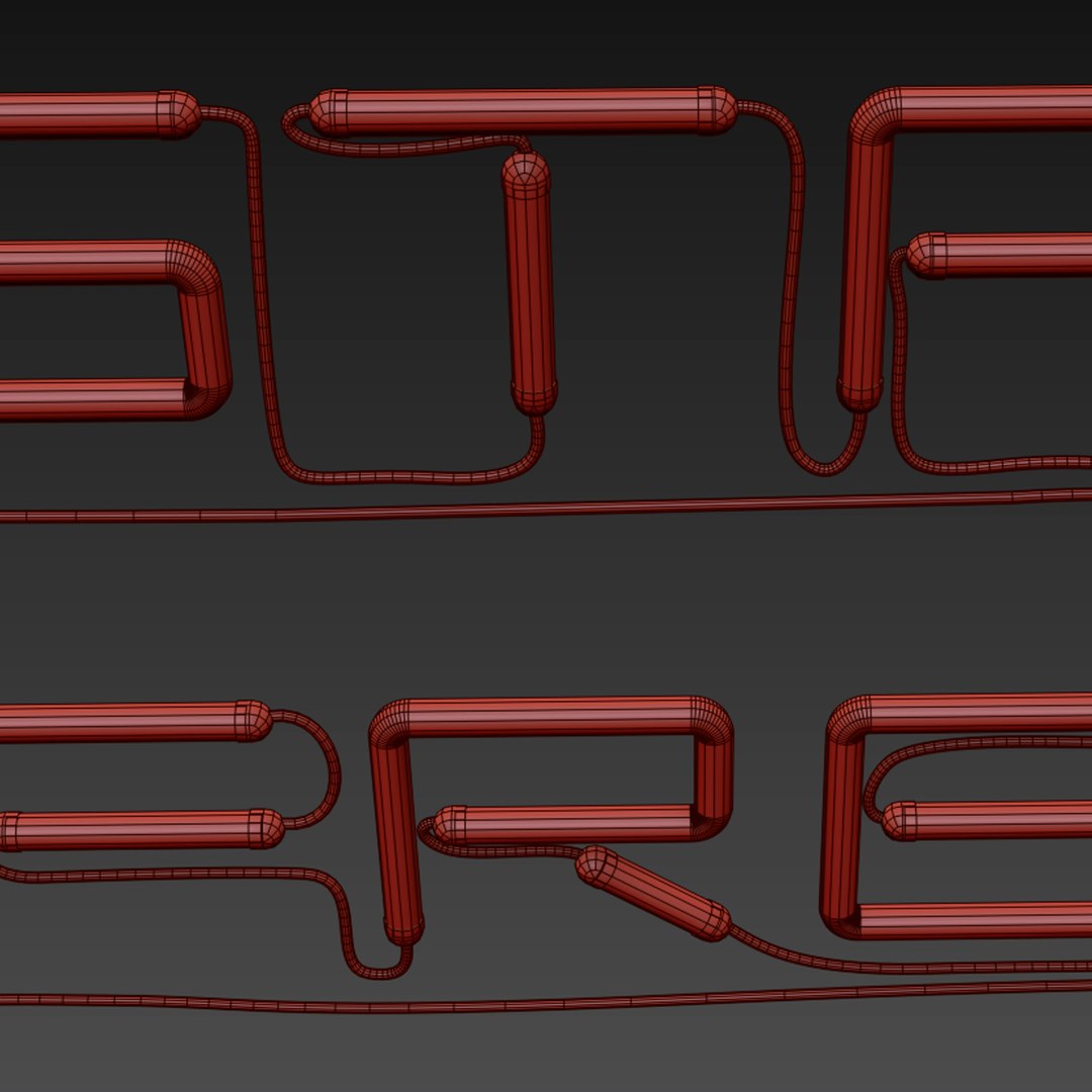 Light modules Set 091 Neon 3D model - TurboSquid 1805100