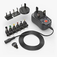KEY Universal AC DC Adapter with Plugs