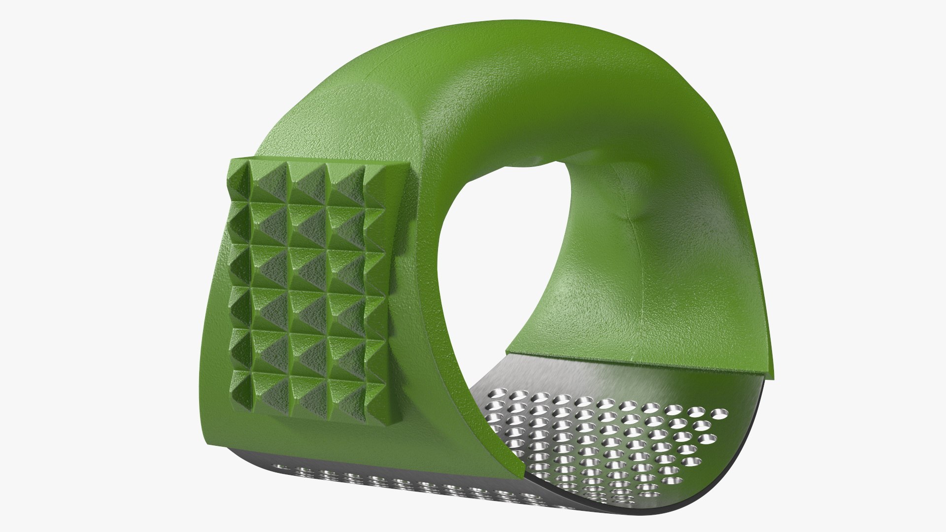 Garlic Press Rocker with Meat Hammer Light Green 3D - TurboSquid 2116287