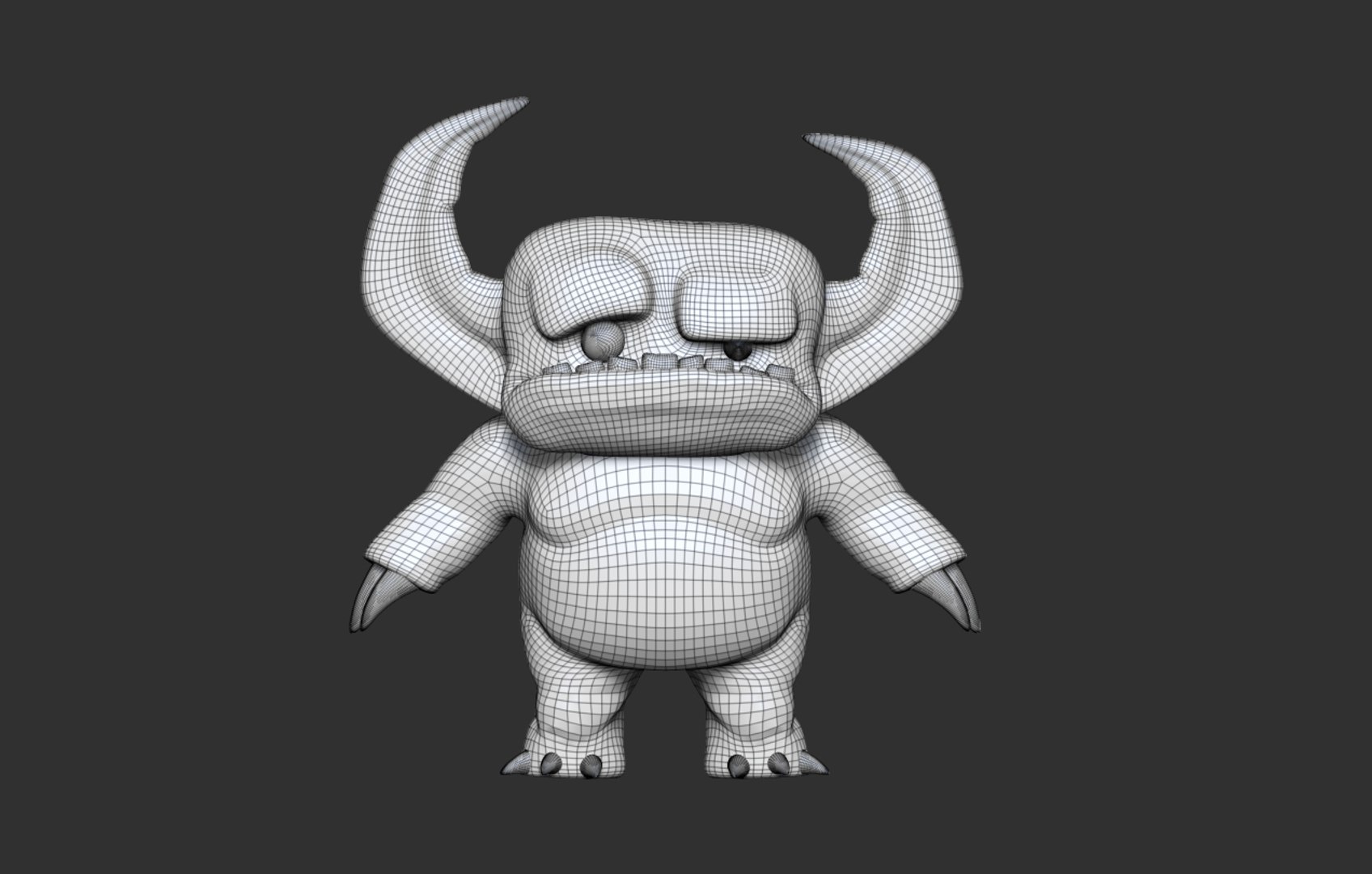 Cartoon Devil - 3d Model