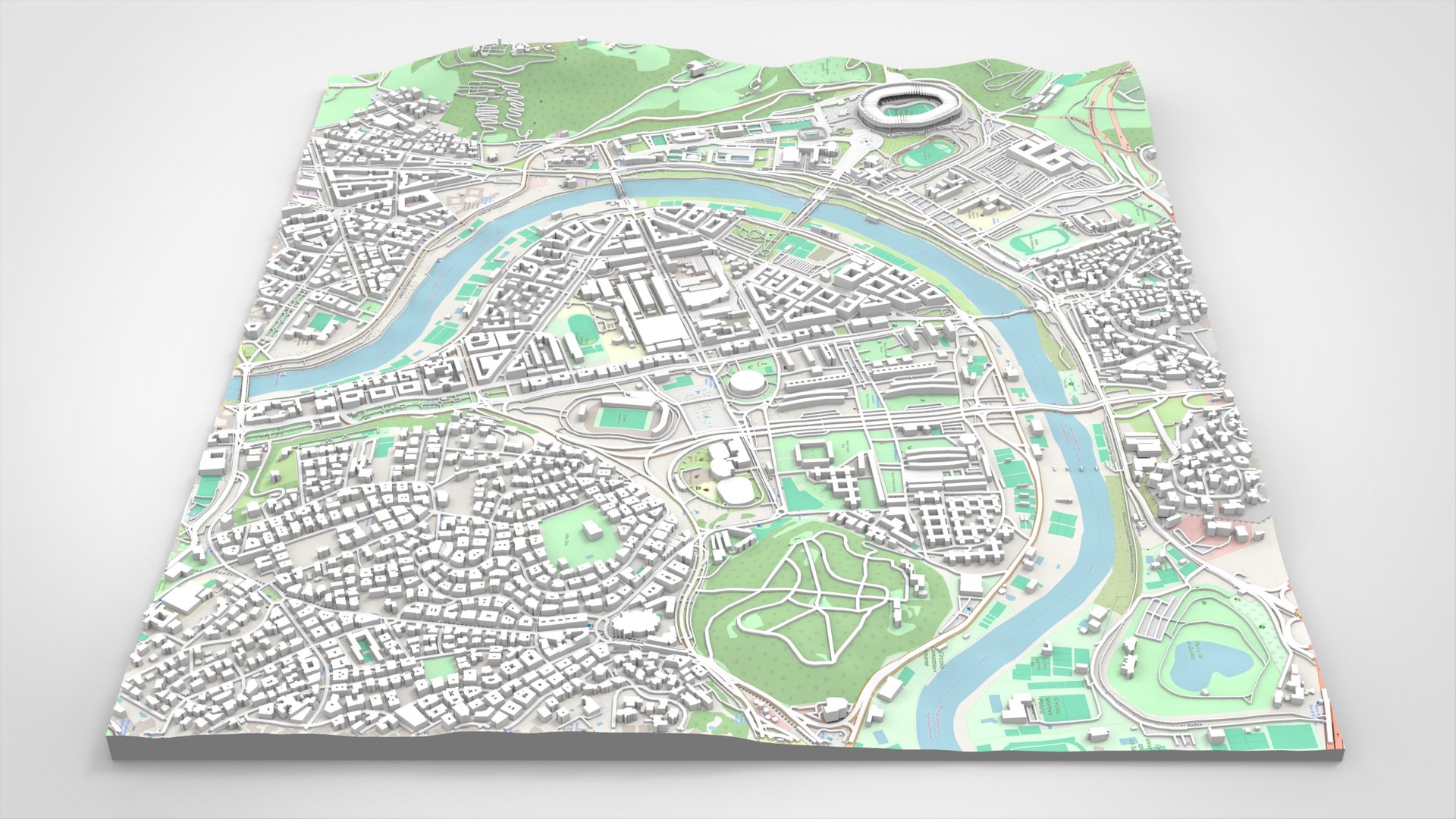 3D Cityscape Rome Italy - TurboSquid 2327977