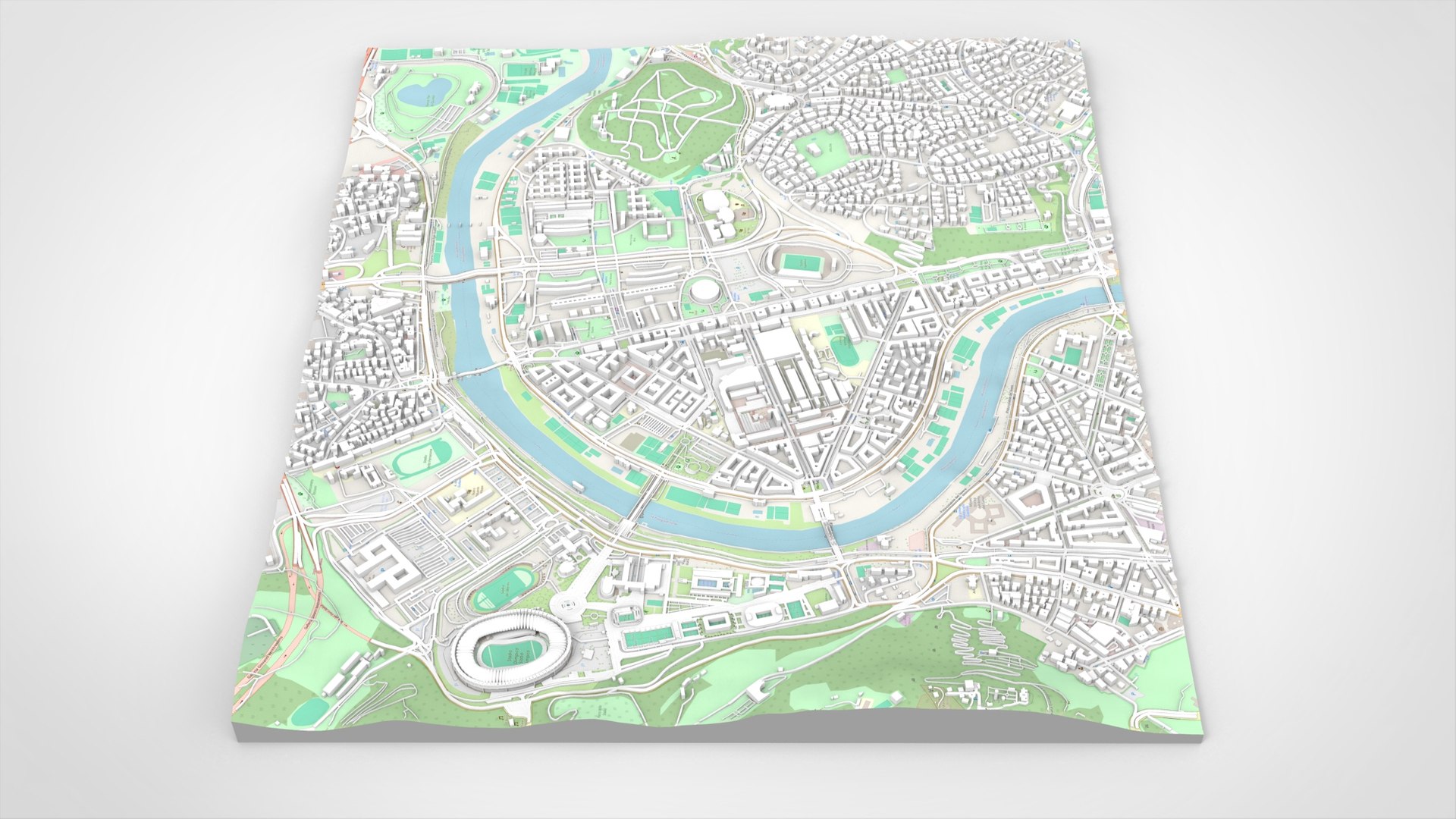 3D Cityscape Rome Italy - TurboSquid 2327977