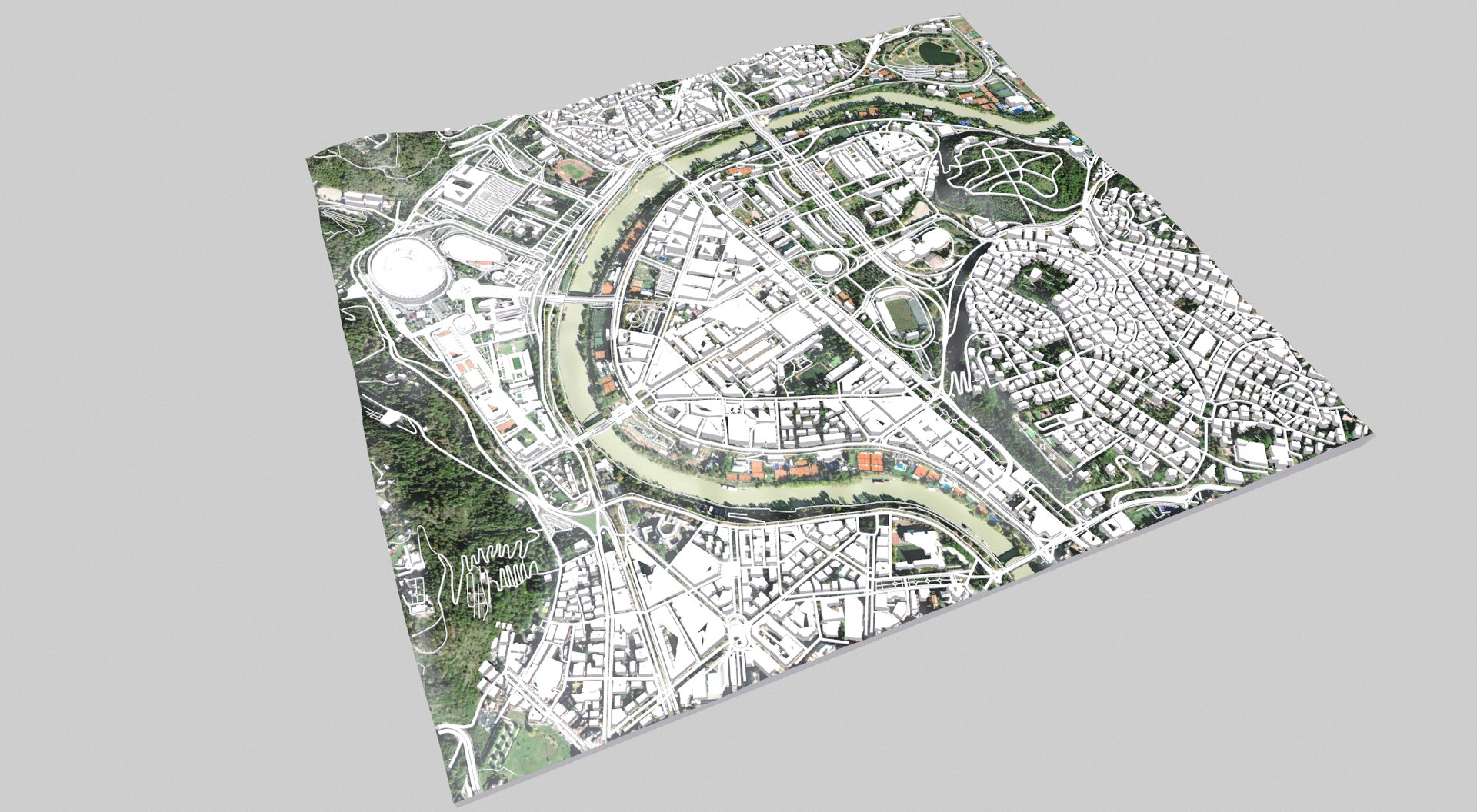 3D Cityscape Rome Italy - TurboSquid 2327977