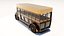 Modello 3D di autobus d'epoca Low Poly UV e materiale