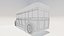 Modello 3D di autobus d'epoca Low Poly UV e materiale