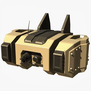 3D model sci fi drone