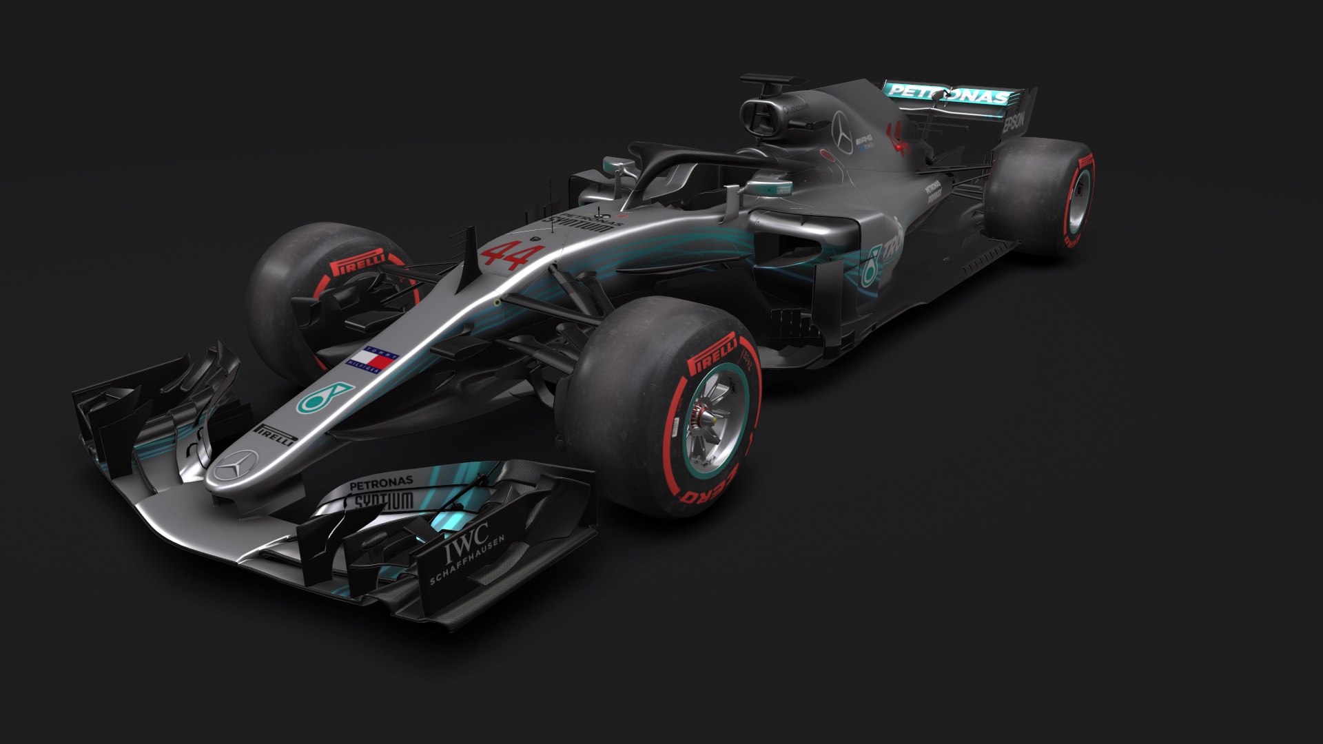2018 Mercedes W09 3D - TurboSquid 1289953