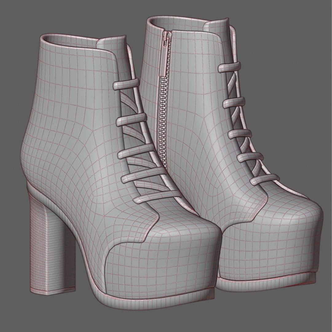 Ankle Boots 3D Model - TurboSquid 2079139