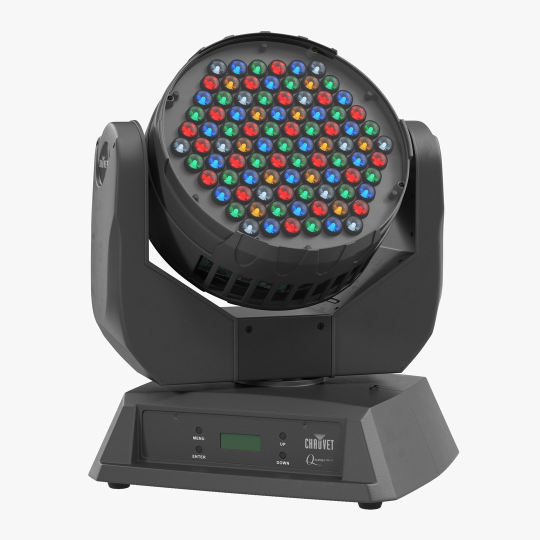 Moving Yoke Wash LED Chauvet 560Z 2 3D Model 3D model preview