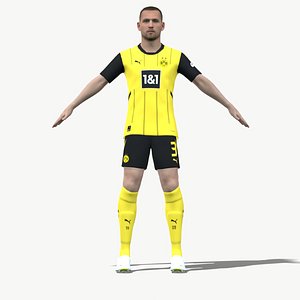 3D Rigged Waldemar Anton Dortmund 2025 model