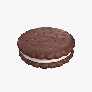 Cookie sandwich 02 3D