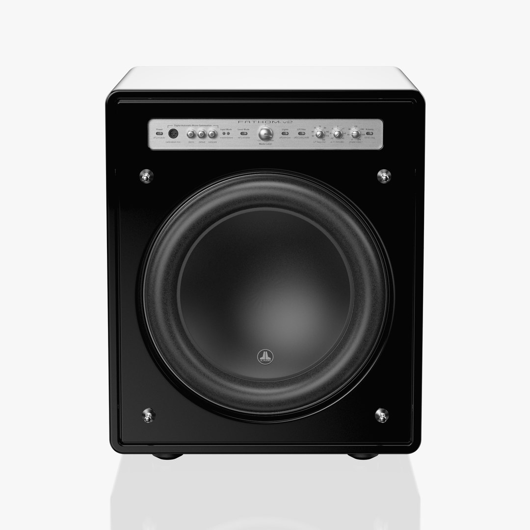 3D JL Audio Fathom F112v2 Gloss Black Model - TurboSquid 1922019